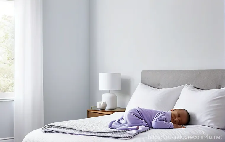 미세먼지와 실내 환경 - **Prompt:** A cozy and inviting living room, softly lit by natural light filtering through sheer cur...