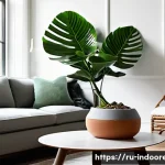 실내 식물 인테리어 - **Prompt for "Cozy Living Room with Classic Green Favorites":**
    "A serene and inviting living ro...